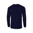 thumbnail image 4 of The Gildan Adult Ultra Cotton 6 oz Long Sleeve T-Shirt - NAVY - XL, 4 of 4