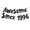 Black, variant on Happy 50th Birthday Party Decorations for Men Women, Pre-Strung Black AWESOME SINCE 1976 Banner Funny 50 Year Old Bday Party Supplies Sign Favor