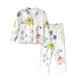 thumbnail image 1 of Balery Wildflowers Conjunto de Pijama con Estampado para Mujer, Conjunto de Dos Piezas con Manga Larga, Ropa de Dormir Suave con Bolsillos, Pijamas Cómodos-Large, 1 of 7