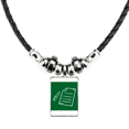 thumbnail image 1 of collar a mano colgante de cuerda de cuero Unbranded M, 1 of 3