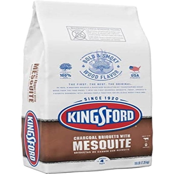 Kingsford Original Charcoal Briquettes with Mesquite, BBQ Charcoal for Grilling - 16 Pounds