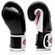 thumbnail image 5 of Guantes de boxeo Fairtex BGV1 para entrenamiento de muay thai, 14 onzas, negro/blanco/rosa, 5 of 5