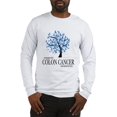 thumbnail image 1 of CafePress - Colon Cancer Tree Long Sleeve T Shirt - Unisex Cotton Long Sleeve T-Shirt, 1 of 1