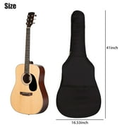 EEEkit Guitar Bag, 40-41 Acoustic Guitar Gig Bag, Waterproof Guitar Case, Soft Guitar Backpack Case, Guitar Dust Cover with Dual Adjustable Shoulder Strap