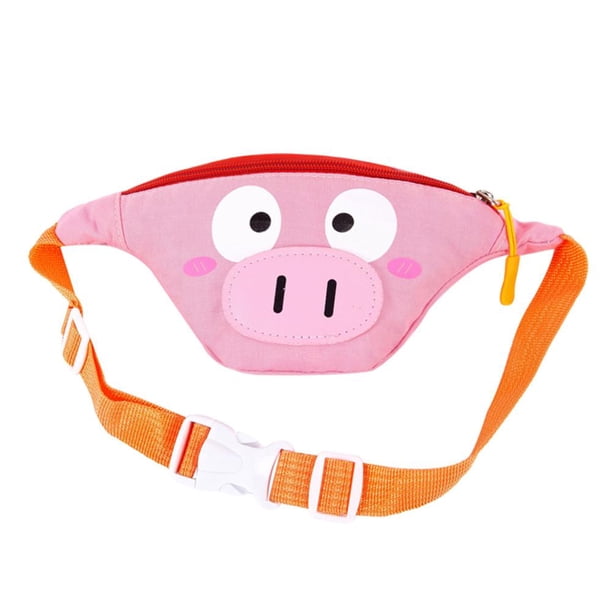 Sywqhk Riñoneras Para Niños, Riñonera Para Niños, Riñonera Con Diseño De Cerdo De Dibujos Animados Para Niñas (Rosa) Sywqhk Para estrenar
