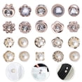 thumbnail image 2 of Dsseng 20 Pcs Artificial Lapel Pin Delicate Corsage Cardigan Small Pin Buckle, 2 of 5