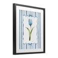 thumbnail image 2 of Stupell Industries Cottage Single Blue Tulip Stripes Black Framed Print Under Glass, 13 x 16, by Nan, 2 of 8