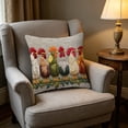thumbnail image 6 of Cute Animals Print Throw Pillow Cover Soft Cushion Cases Holiday Farmhouse Home Decor for Sofa Bed Couch Porch, 18x19in, 6 of 6