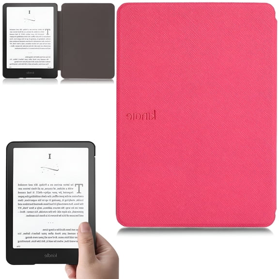 GJX Case for 7" Kindle Paperwhite 2024 - Premium PU Leather Folio Cover with Auto Sleep Wake for Kindle Paperwhite 12th Generation and Signature Edition, Magnetic Closure, Slim Lightweight Design