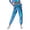 A-Sky Blue156, variant on Womens Pants Carnival PU Elastic Waist Tapered Leg Trousers Party Rave Eye-Catching Fashion Lady Punk Pant