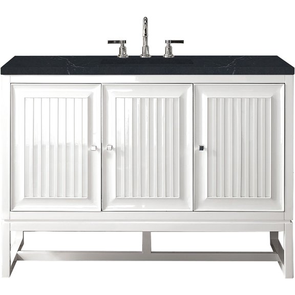 James Martin Vanities E645-V48-3Csp Athens 48" Free Standing Single Wood Vanity Set -