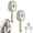2*WHITE, variant on Electric Spray Air Cushion Massage Comb, Red Light Vibration Mist Hair Brush for Detangling, Frizz Control and Scalp Care
