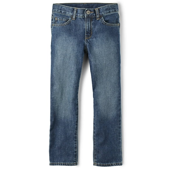 Vaqueros The Children's Place Basic Bootcut 6S Med Indigo para niños