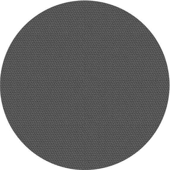 Ahgly Company Machine Washable Indoor Round Transitional Smokey Gray Area Rugs, 8' Round
