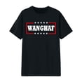 thumbnail image 4 of Tiweut Women Leisure T Shirt WANGHAF Shirt Wanghaf T-Shirt Round Neck Mens Novelty Tops,Black,L, 4 of 4