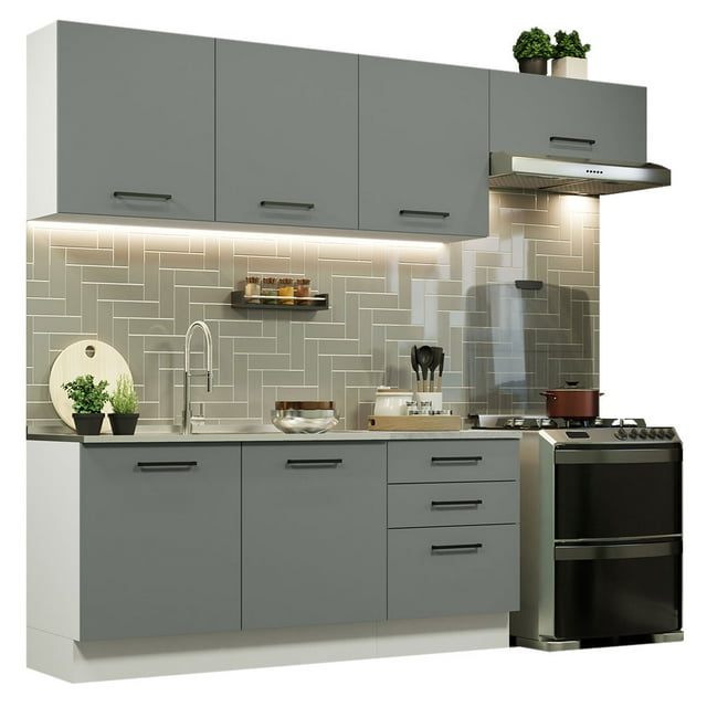 Cocina Integral Completa Modular Madesa Agata 260cm BG 02
