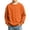 21#Orange, variant on Boys Long Sleeve Sweatshirt Crewneck Fleece Pullover Solid Tops Fall Clothes