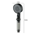 thumbnail image 4 of Dianli High Pressure Handheld Shower Head, 5 Spray Modes, For Hard Water, Easy Install, ABS Material, Universal Fit, Powerful Water Flow, Suitable for Home, Seniors, Kids Gift, 4 of 9