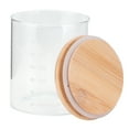 thumbnail image 2 of Food Storage Jar with Bamboo Lid High Borosilicate Glass Food Container for Kitchen600ml, 2 of 14