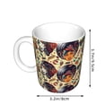 thumbnail image 2 of Yiaed Fashion Hippie Girl Print Ceramics Coffee,Large Handle Design,Extra Large Tea and Coffee Cup for Office and Home Mugs, 2 of 6