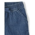 thumbnail image 2 of The Children's Place Baby and Toddler Girls Denim Pull-On Short Sizes, 6M-5T, 2 of 3