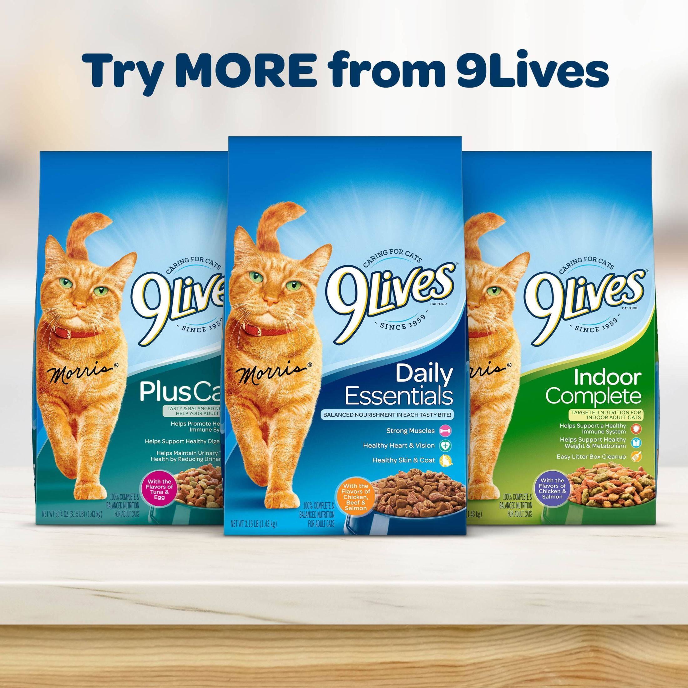9Lives Daily Essentials Healthy Nourishment Dry Cat Food