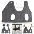 thumbnail image 5 of Comfortable Grooming Bag for Puppy Cat Trimming Bag Washing Shower Examining Ear Clean - S gray, 5 of 8