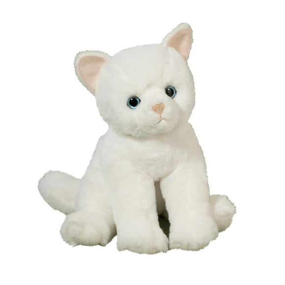 Peluche de peluche Douglas Winnie White Kitty Cat Softie