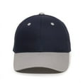 thumbnail image 3 of Outdoor Cap GL-271 Mid to Low Profile Basic Cotton Twill-Navy/Light Grey-Youth, 3 of 8