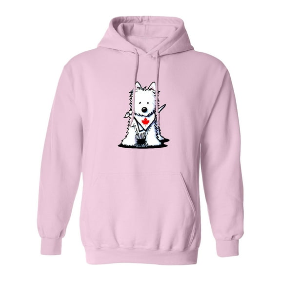 Inktastic Canada Day Westie Adult Hoodie Sweatshirt