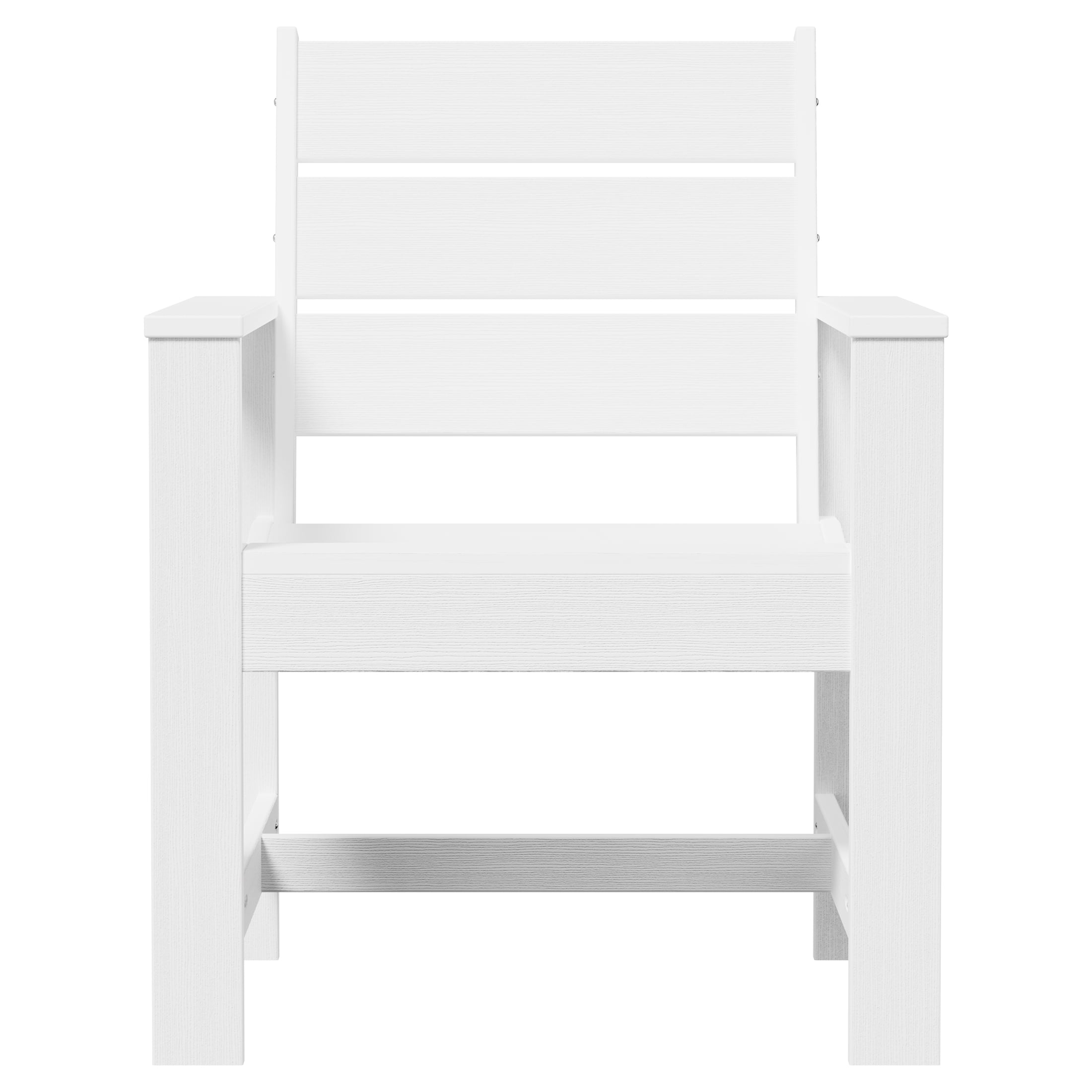 Better Homes & Gardens Ezra Outdoor HDPE Dining Chair 2-Pack, White