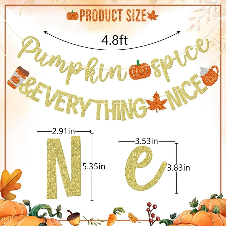 Thankful For You Banner With Foil Balloons - Glitter Thanksgiving Decor For Friendsgiving & Fall Parties