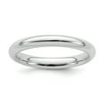 thumbnail image 1 of 925 Sterling Silver 3mm Comfort Fit Size 9 Band Ring, 1 of 2