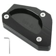 thumbnail image 1 of Aramox Kickstand Extender,Motorcycle Kickstand Extension Stand Support Plate Aluminium Alloy Replacement for V STROM 650XT DL650 2004‑2020,Kickstand Plate, 1 of 8