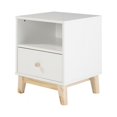 thumbnail image 3 of Alaterre Meuble MOD 19 1/2"W Table de Chevet en Bois Blanc avec un Tiroir, 3 of 10