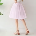 thumbnail image 4 of WEAIXIMIUNG Jupe Grand Femme Carnaval Tutu Jupon Robe Courte Robe de Danse Ballet Robe de Soirée Occasion, 4 of 5