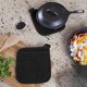 thumbnail image 4 of 4 pcs cotton fabric pot holders, potholder rings, gloves, potholders, kitchen pads, pocket tools, potted plants, 4 of 4