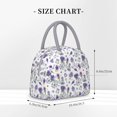 thumbnail image 2 of Disketp Lavender Bicycle Bolsa Térmica para Almuerzo, Lonchera con Abertura Amplia y Gran Capacidad, Organizador Reutilizable para Mujeres, Hombres y Adultos, 2 of 6