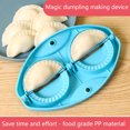 thumbnail image 5 of Reheyre Quick Production Dumpling Tool - Anti-Deform Plastic - 2-Grid Dumpling Mold - for Home, 5 of 8