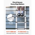 thumbnail image 3 of VEVOR 12.5ft Telescoping Ladder, Aluminum Lightweight Multi-Purpose Collapsible Extension, One-Touch Retraction Ladder, Heavy Duty 330LBS Max Capacity with Non-Slip Feet, for Home, Outdoor Work, Loft, 3 of 9