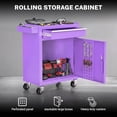 thumbnail image 6 of 5-Drawer Tool Chest on Wheels, 2 In 1 Rolling Tool Storage Cabinet, Tool Organizer for Garage, Workshop, Warehouse & Repair Shop, Purple, 6 of 9