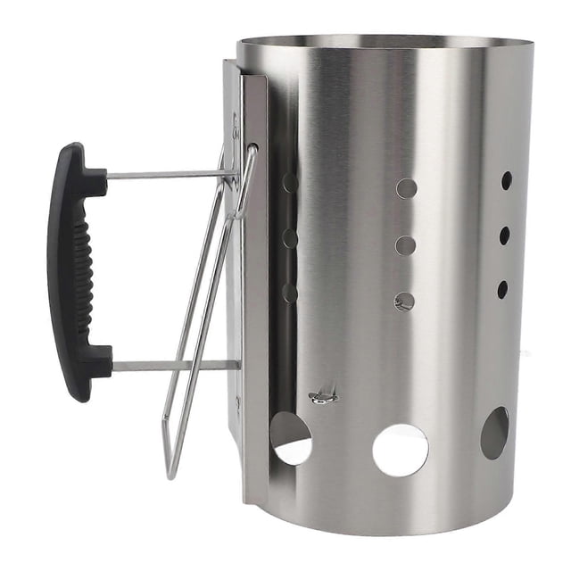 Cheminée d'allumage en acier inoxydable, portable et efficace, pour barbecue, camping, pique-nique