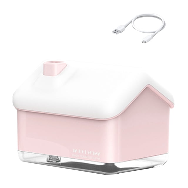 Humidificador 300ml USB Recargable Mini Humidificador Difusor de aire de luz de sincronización portátil, Rosa seitruly HA003804-02