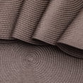 thumbnail image 4 of MODANU 4 Pack Polypropylene Woven Placemats for Dining Table, Heat Resistant Non-Slip Weave Placemats Handmade(Round 7 ", Red-brown), 4 of 6