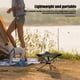 thumbnail image 5 of Camping Tabla de taburete Portátil Ligerable Ligible Reutilizable Silla de pesca Mochilero Asiento Aire Libre Camper Equipo de viaje Accesorios Negro Inevent OD011061-01B, 5 of 7