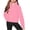 Hot Pink, variant on Girls Half Zip Sweatshirt Fleece Quarter Zip Pullover Sweatshirts Fall Clothes for Teen Girls Thumb Hole Hot Pink 5-6 Years