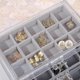 thumbnail image 2 of Jewelry Organizer for Earrings with 5 Drawers, Birthday Christmas Gift, Clear Acrylic Jewelry Box for Women, Velvet Earring Display Stand for Earrings, 2 of 4