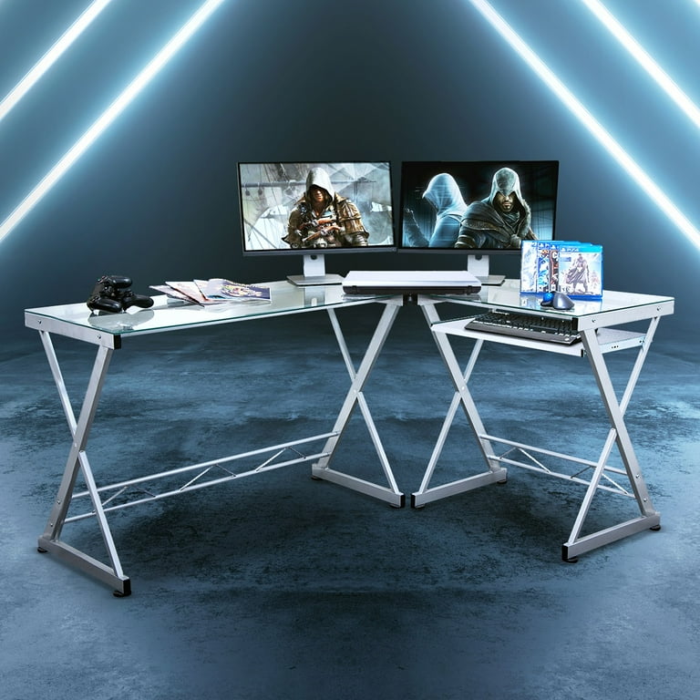 Study desk glass sale top