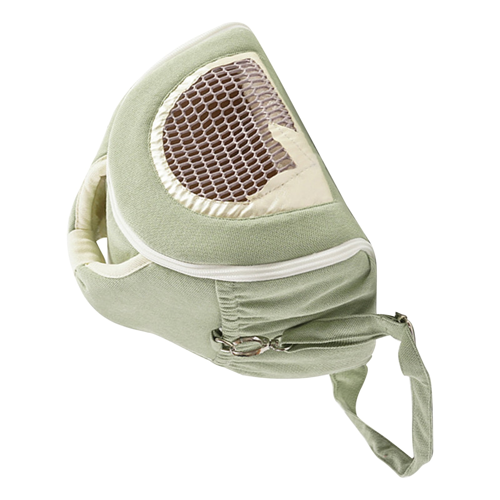WESIEVYA Portable Green Pet Carrier Bag for Small Animals Breathable Travel Shoulder Bag
