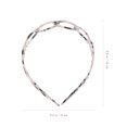 thumbnail image 4 of Diadema de carey para niñas y mujeres, aros para el pelo, tocado de ducha, accesorios para el cabello, 4 of 5